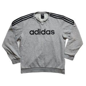 Adidas Women's Activewear Sweatshirt Lounge Stripes Size L